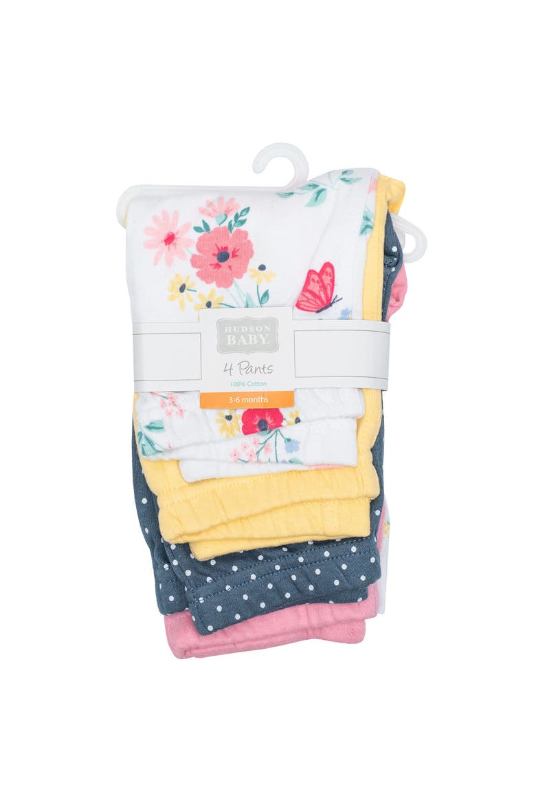 Pack of 4 Collection of Versatile Pants Bottoms, Alternate, color, Butterfly Floral