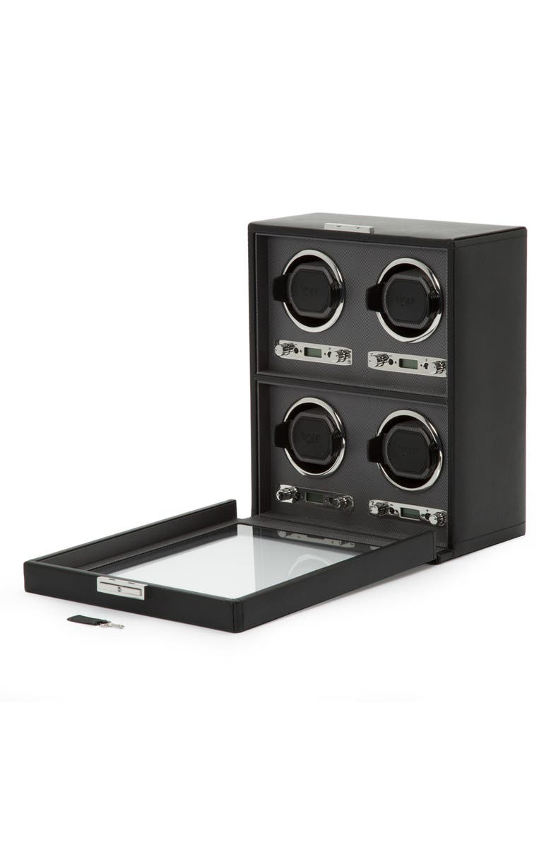 WOLF Viceroy 4-Watch Winder & Case, Alternate, color, 