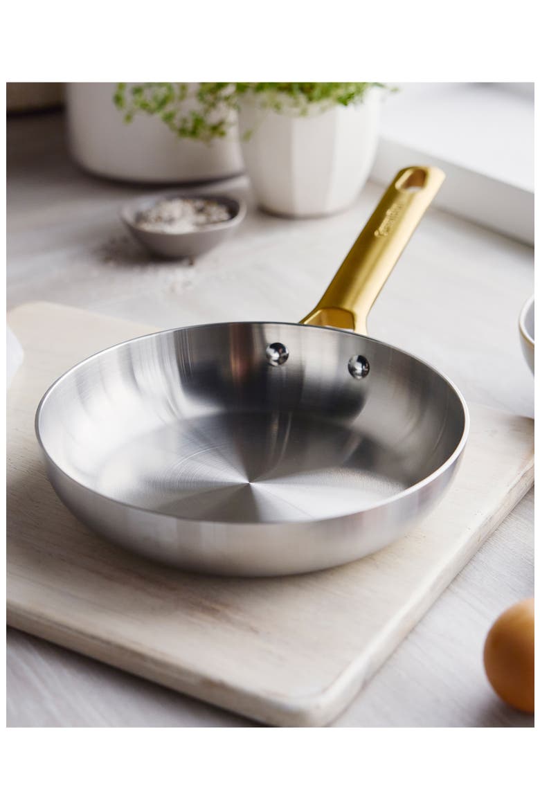 Reserve Set of 2 Stainless Steel Frying Pans, Alternate, color, STAINLESS STEEL