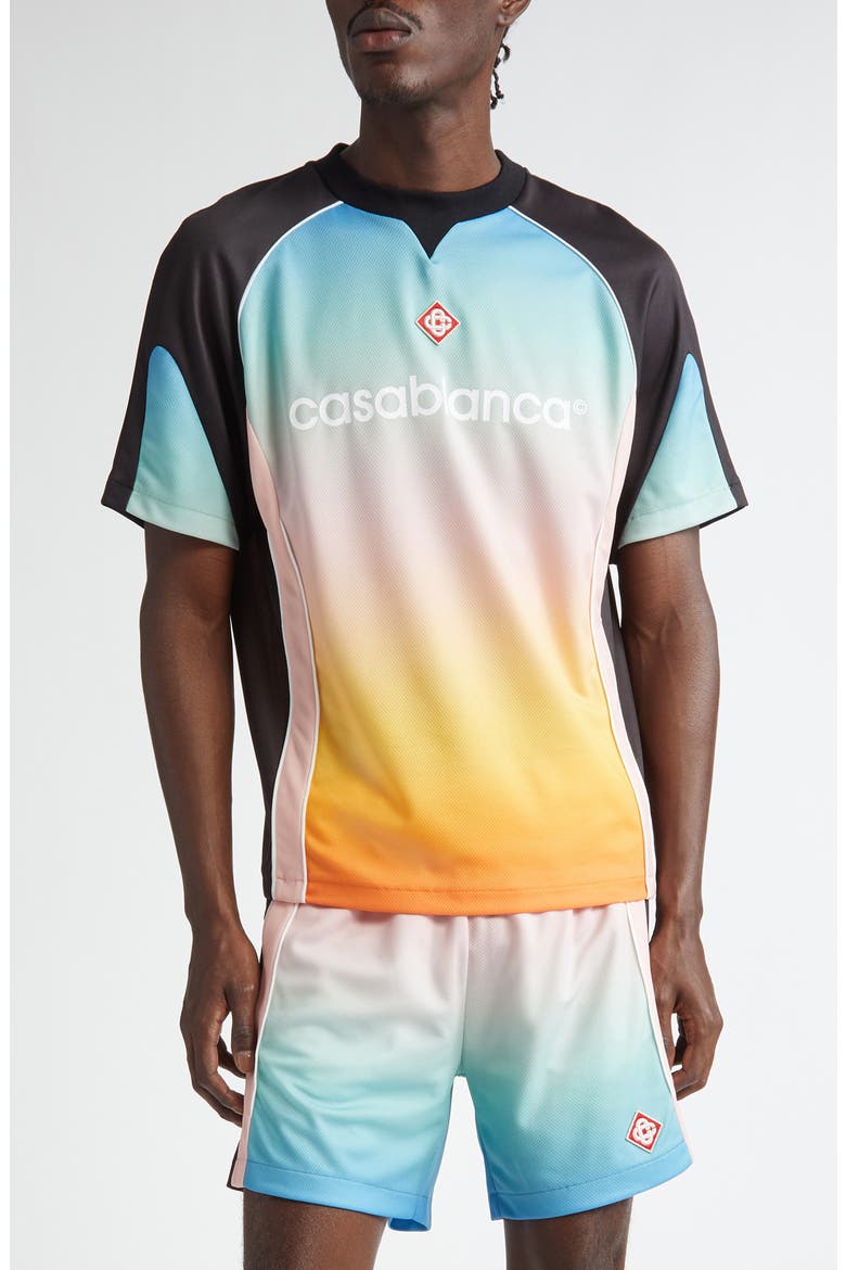 Football Raglan Sleeve T-Shirt, Main, color, GRADIENT