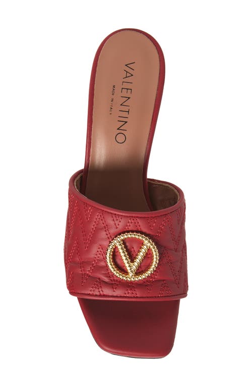 Valentino By Mario Valentino Venere Mule Sandal In Red