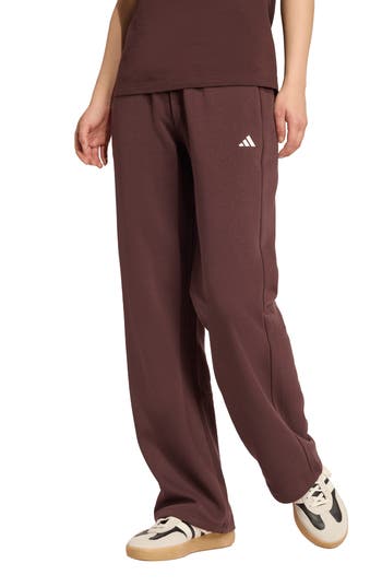 Adidas Originals Adidas Fleece Sweatpants In Brown