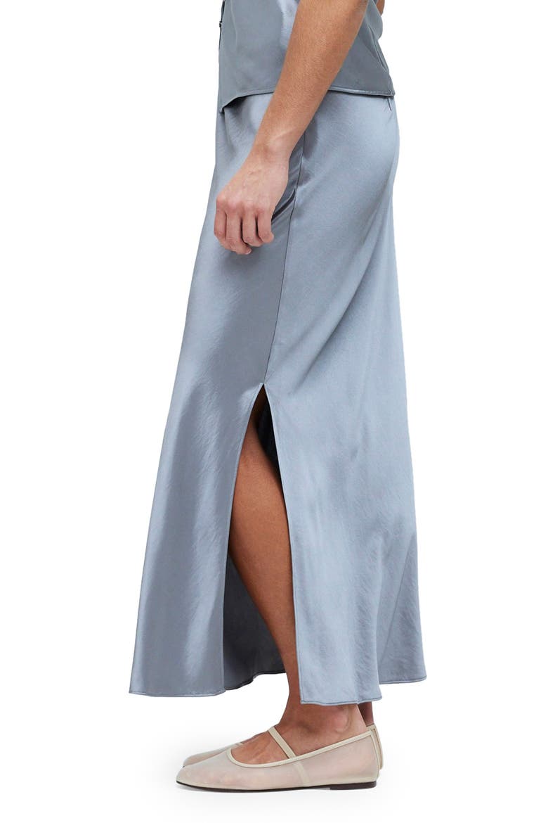 Satin Slip Skirt, Alternate, color, DUSK GREY