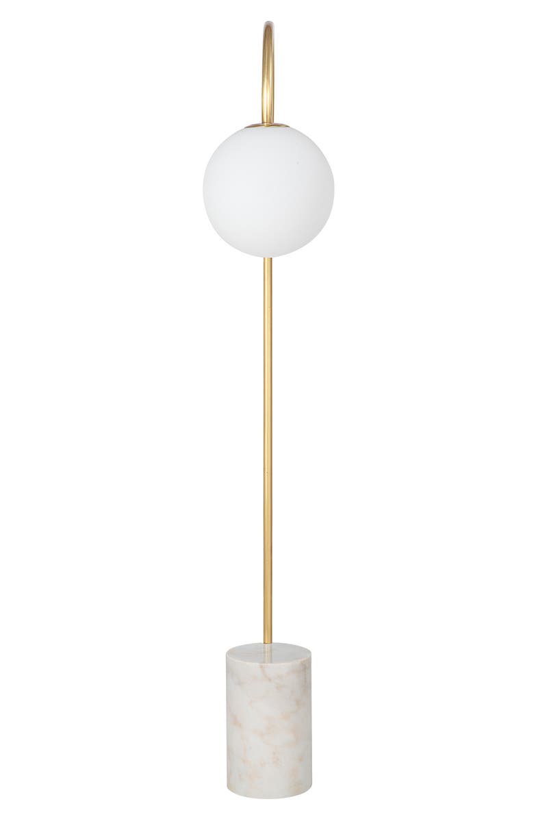 Renwil Merlot Satin Brass Floor Lamp, Alternate, color, 