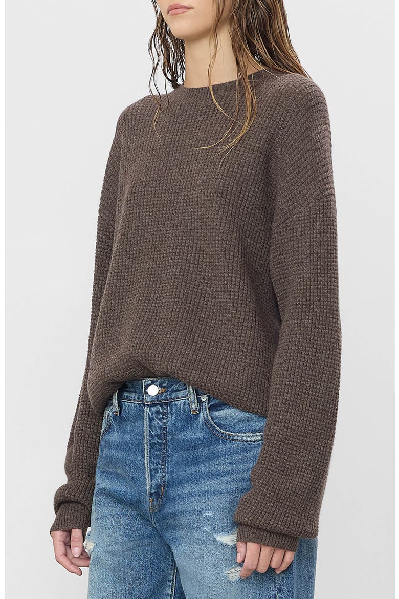 Brock Cashmere Sweater, Alternate, color, MUSHROOM