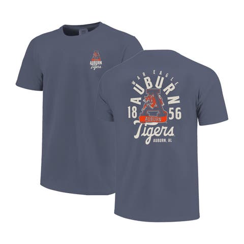 Youth Navy Auburn Tigers Comfort Colors Mascot Overlay T-Shirt