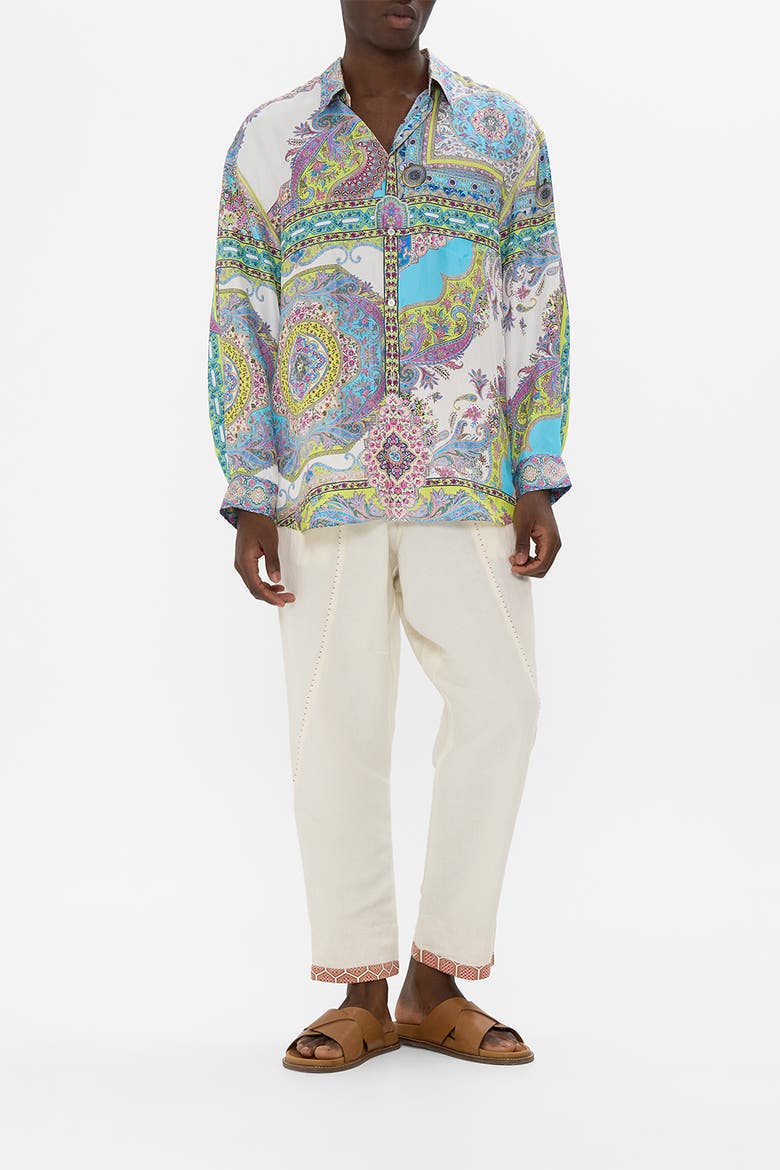 Long Sleeve Oversized Shirt Magic Carpet Ride, Alternate, color, Magic Carpet Ride