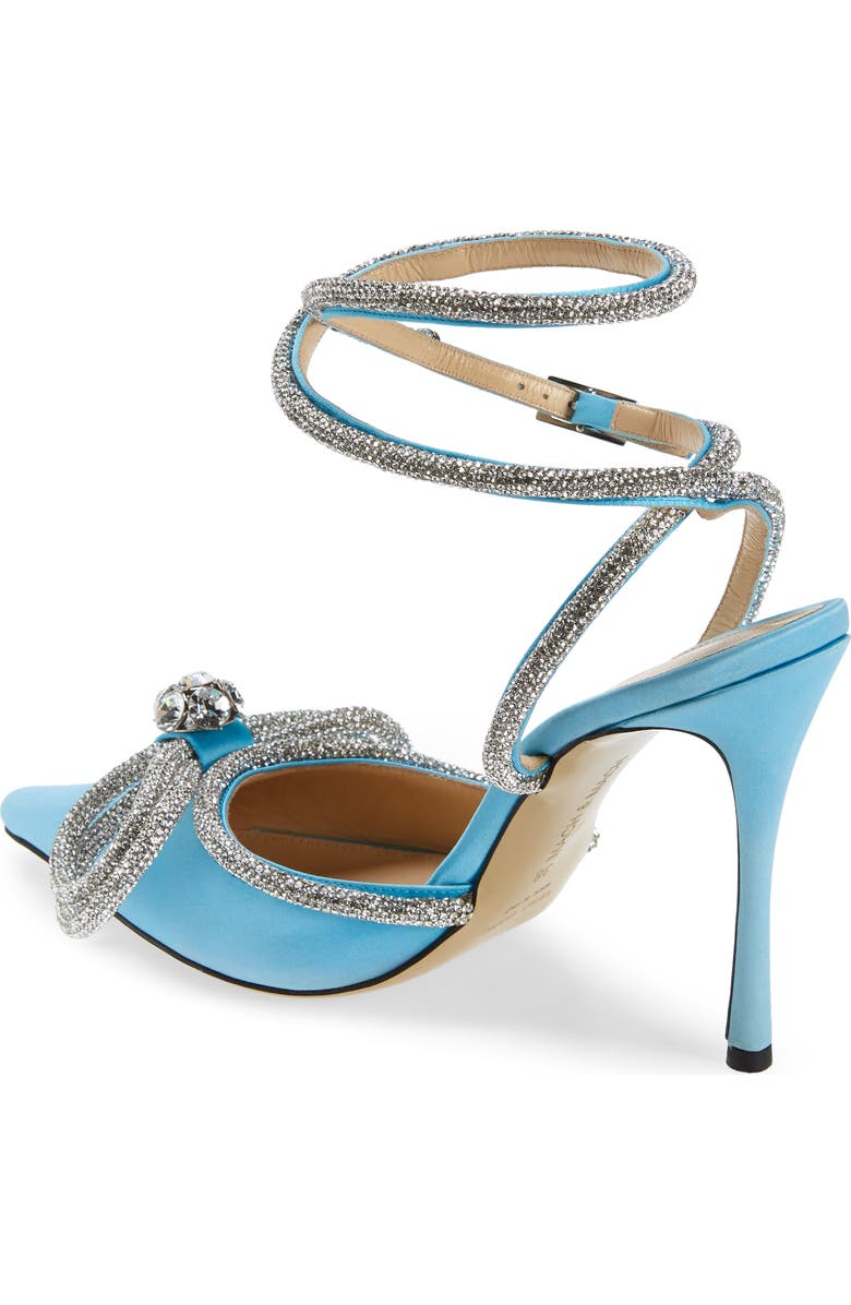 Mach & Mach Double Crystal Bow Pointed Toe Pump, Alternate, color,