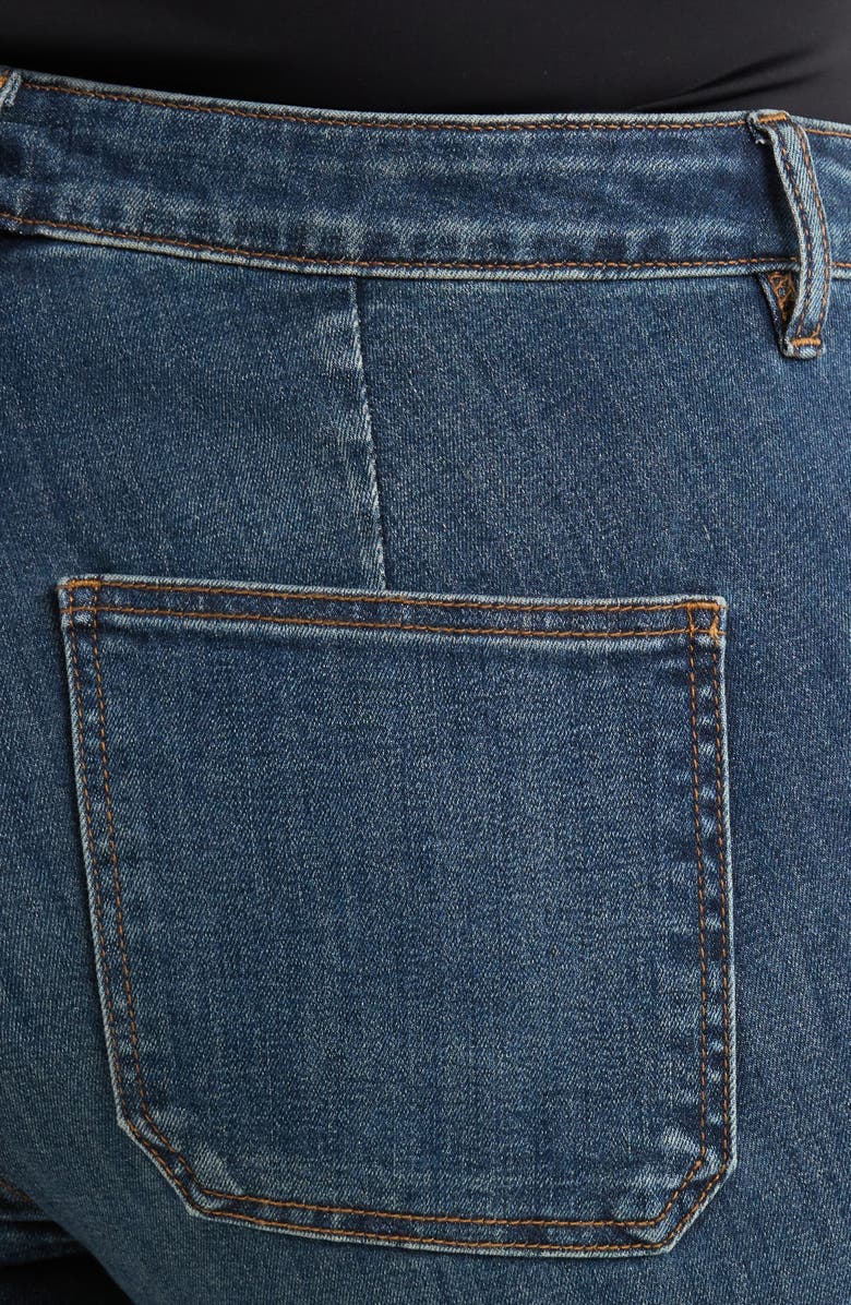 KUT from the Kloth Ana Patch Pocket Flare Jeans, Alternate, color, Deductive