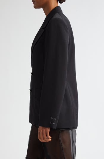 ジャケット Maison Margiela Black double-breasted jacket in wool Maison Margiela Black double-breasted jacket in wool