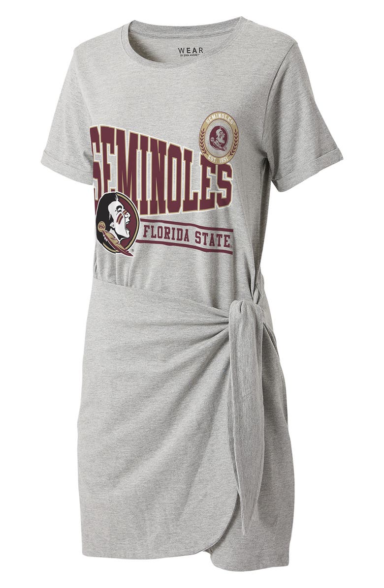 WEAR by Erin Andrews University Knot T-Shirt Dress, Main, color, 