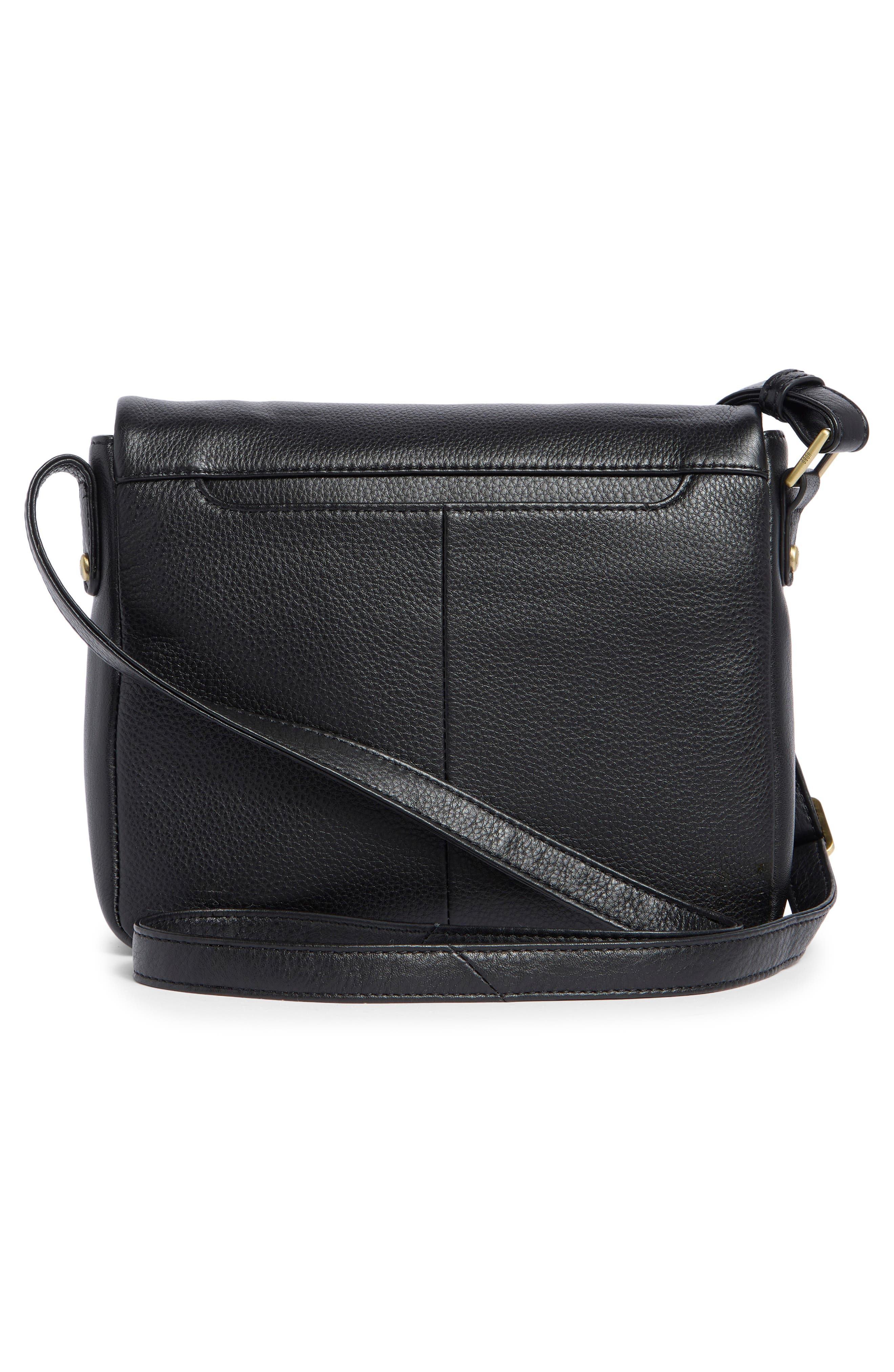 HOBO Fern Messenger Crossbody Bag, Alternate, color, Black