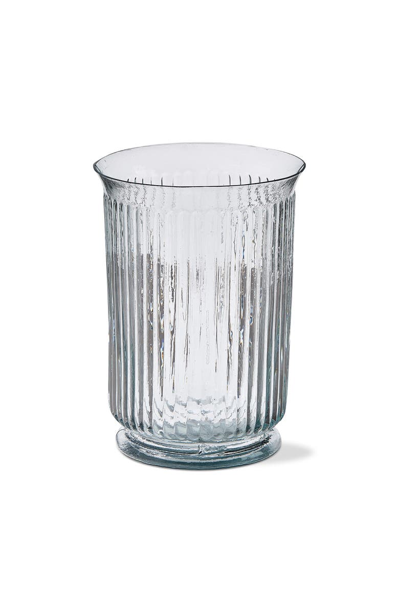 tag Radiance Large White Glass Vase for Bouquets and Decor, Main, color, White