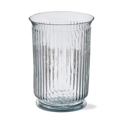 Tag Radiance Large White Glass Vase For Bouquets And Decor In Transparent