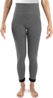 MUK LUKS High Waisted Fur Lined Leggings