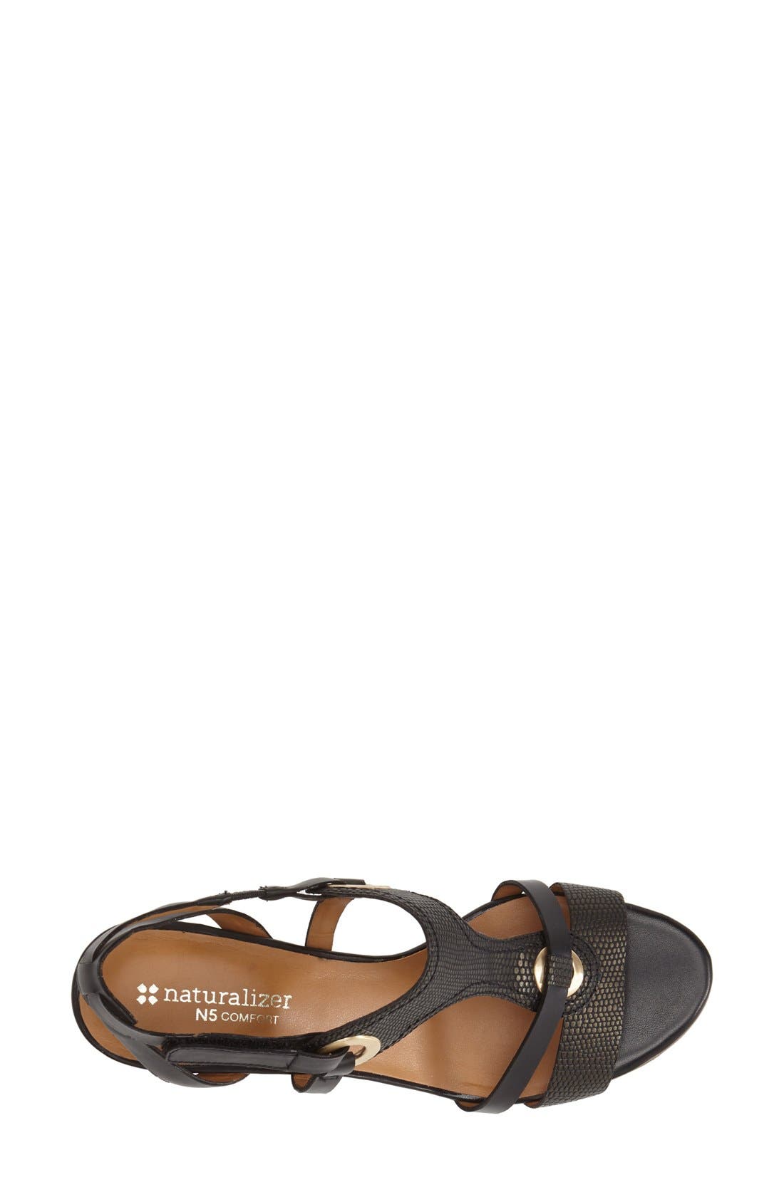 Naturalizer 'Heston' Wedge Sandal, Alternate, color, 