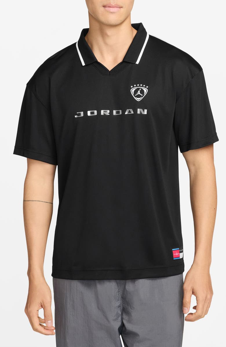 Jordan Graphic Soccer Top, Main, color, Black