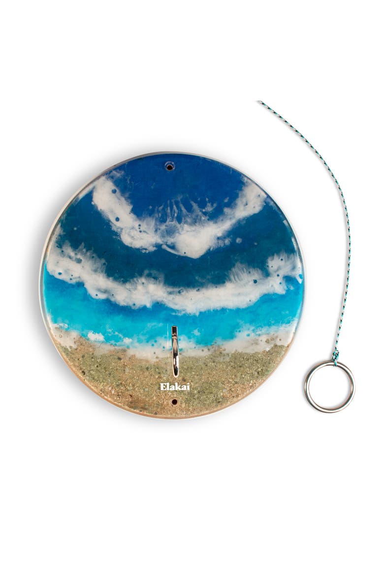 The Beach Epoxy Resin Wayfarer Art Hook Ring Game, Main, color, Beach Blue