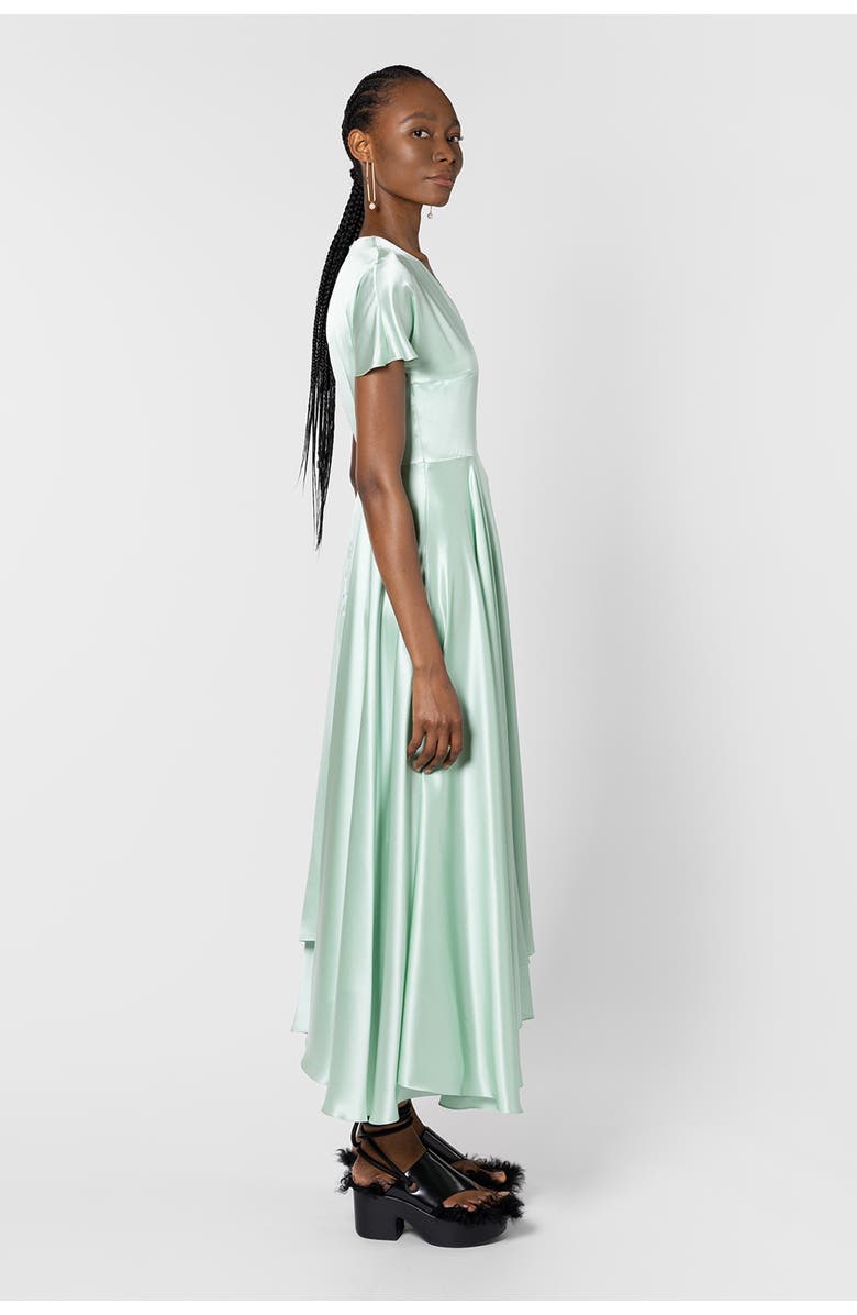 Roksanda Noma Silk Midi Dress, Alternate, color, Opaline