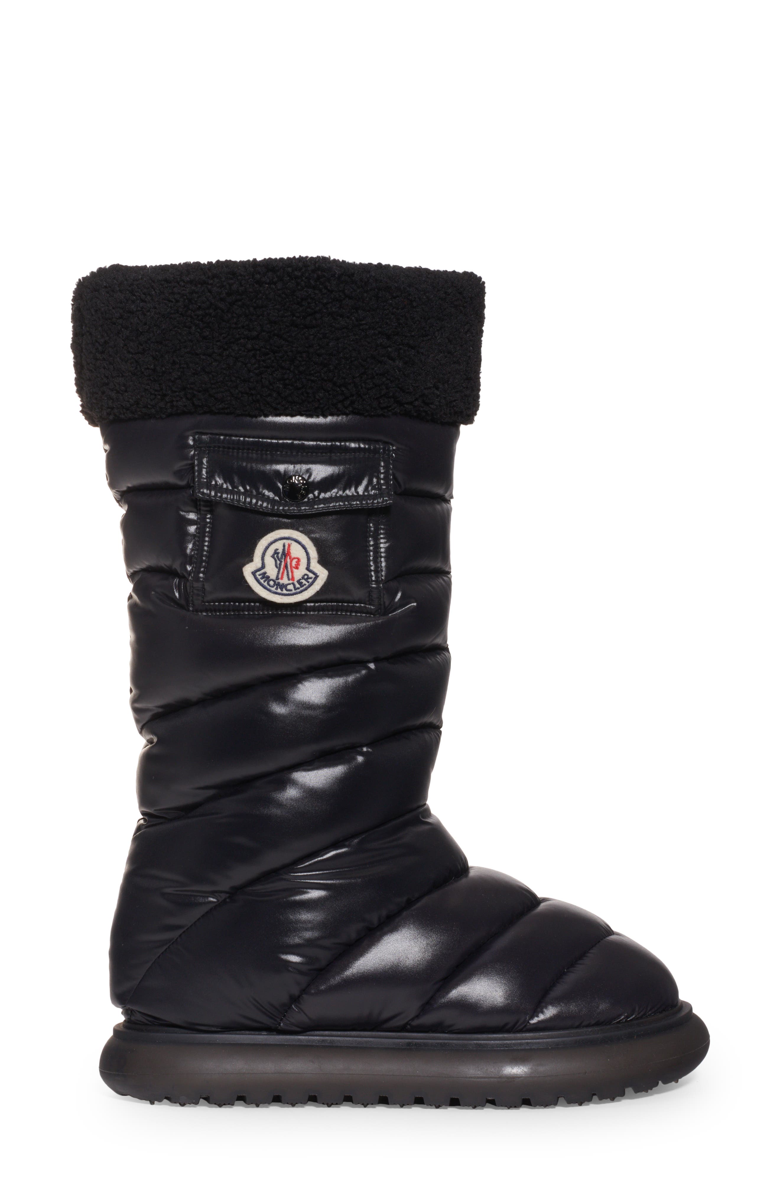 Moncler Gaia Pocket Puffer Snow Boot, Alternate, color, 