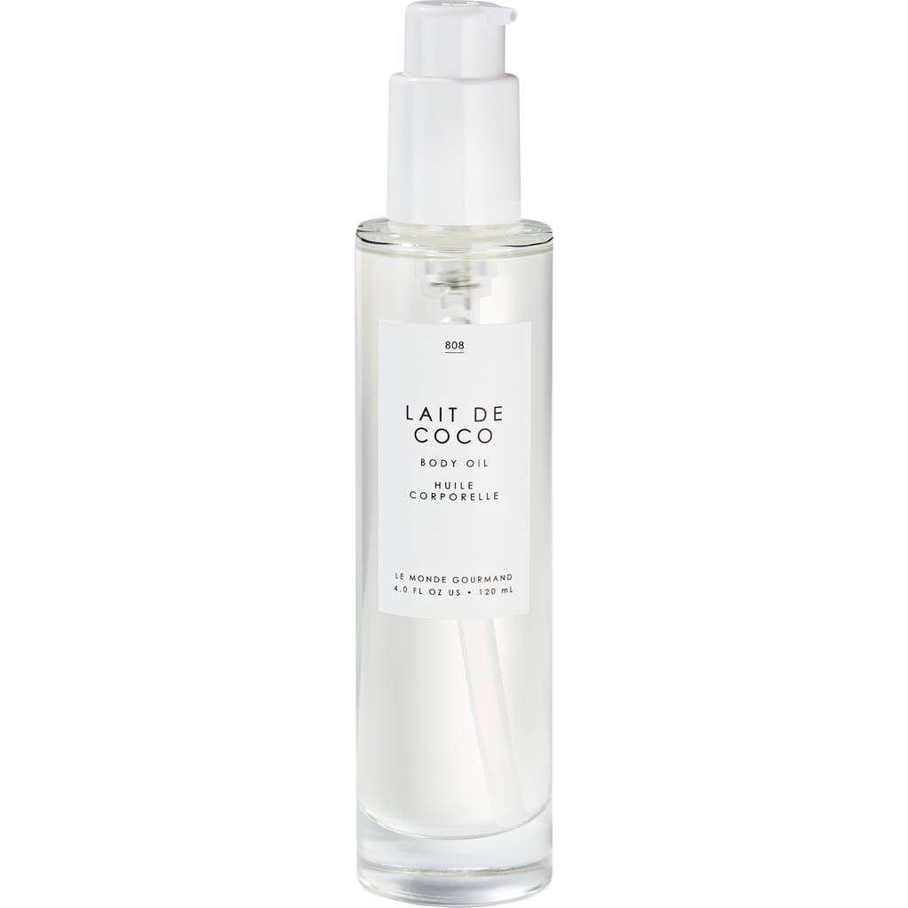 Le Monde Gourmand Lait De Coco Body Oil In Transparent