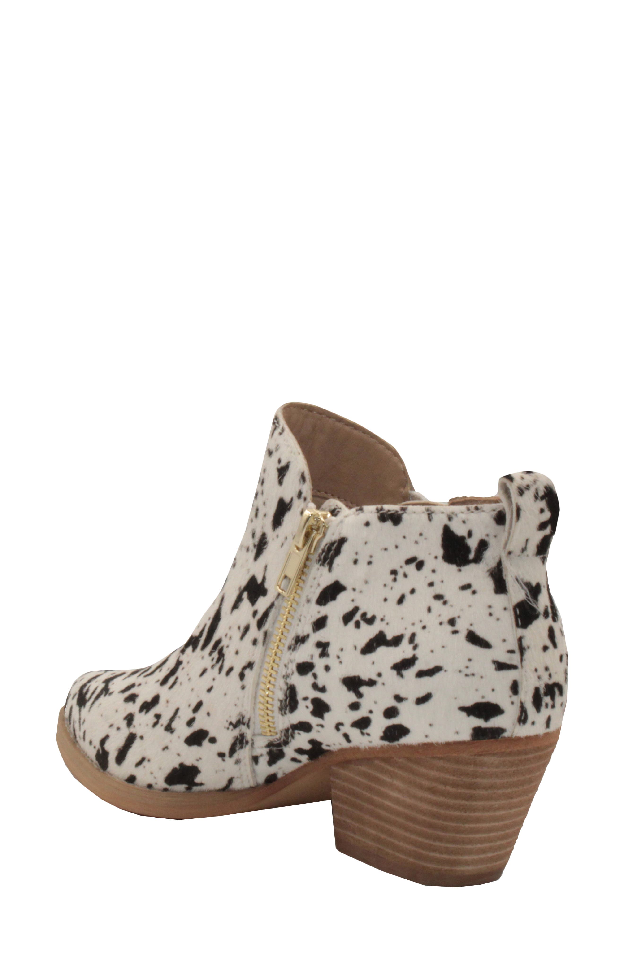 Gracemont Bootie, Alternate, color, CHOCOLATE CHIP SPOTS CALF HAIR