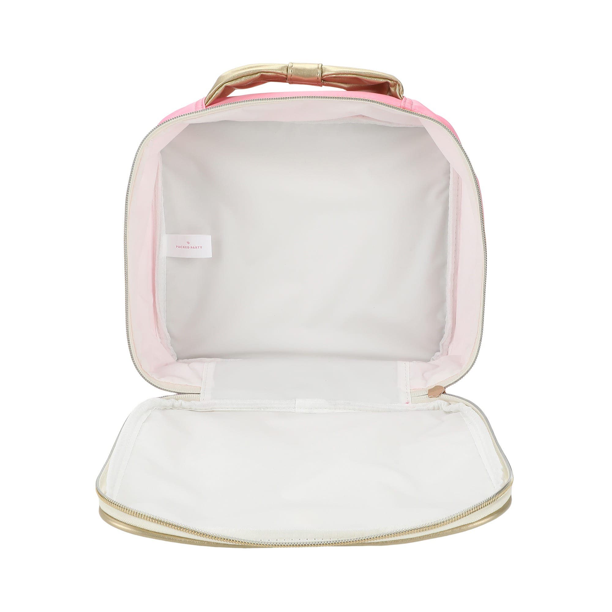 Butterfly Themed Insulated Meal Holder by Packed Party, Alternate, color, White / Pink