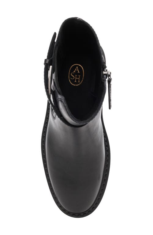 Ash Margot Moto Bootie In Black