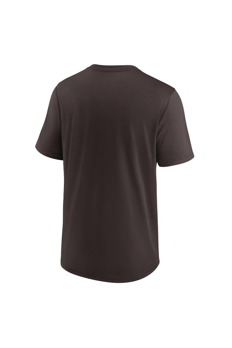 Men's Nike Brown Cleveland Browns Exceed Performance T-Shirt, Alternate, color, Brown