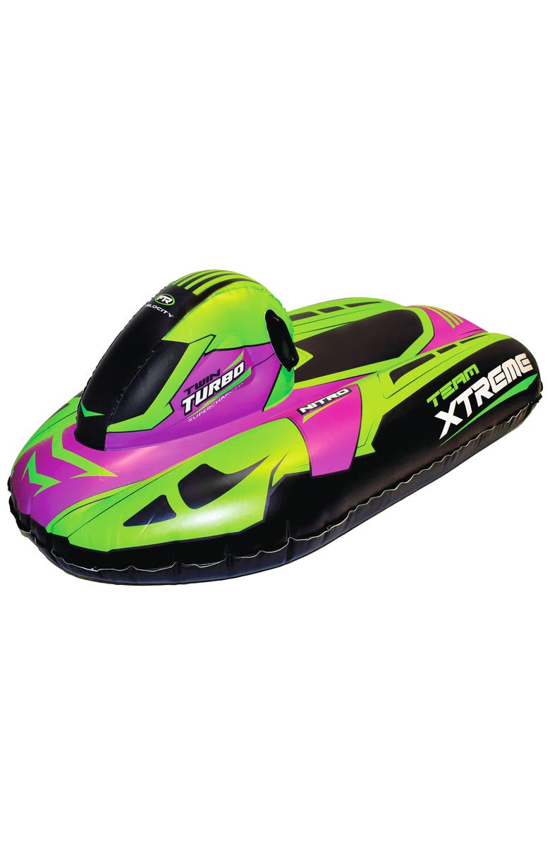 Coconut Outdoor Team Xtreme Racing Snowmobile Sled Limepinkblack, 50X20" 8+, Main, color, Multicolored