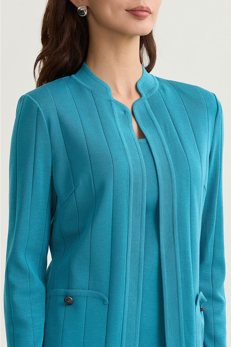 Heritage Multi Texture Knit Jacket, Alternate, color, Nebula