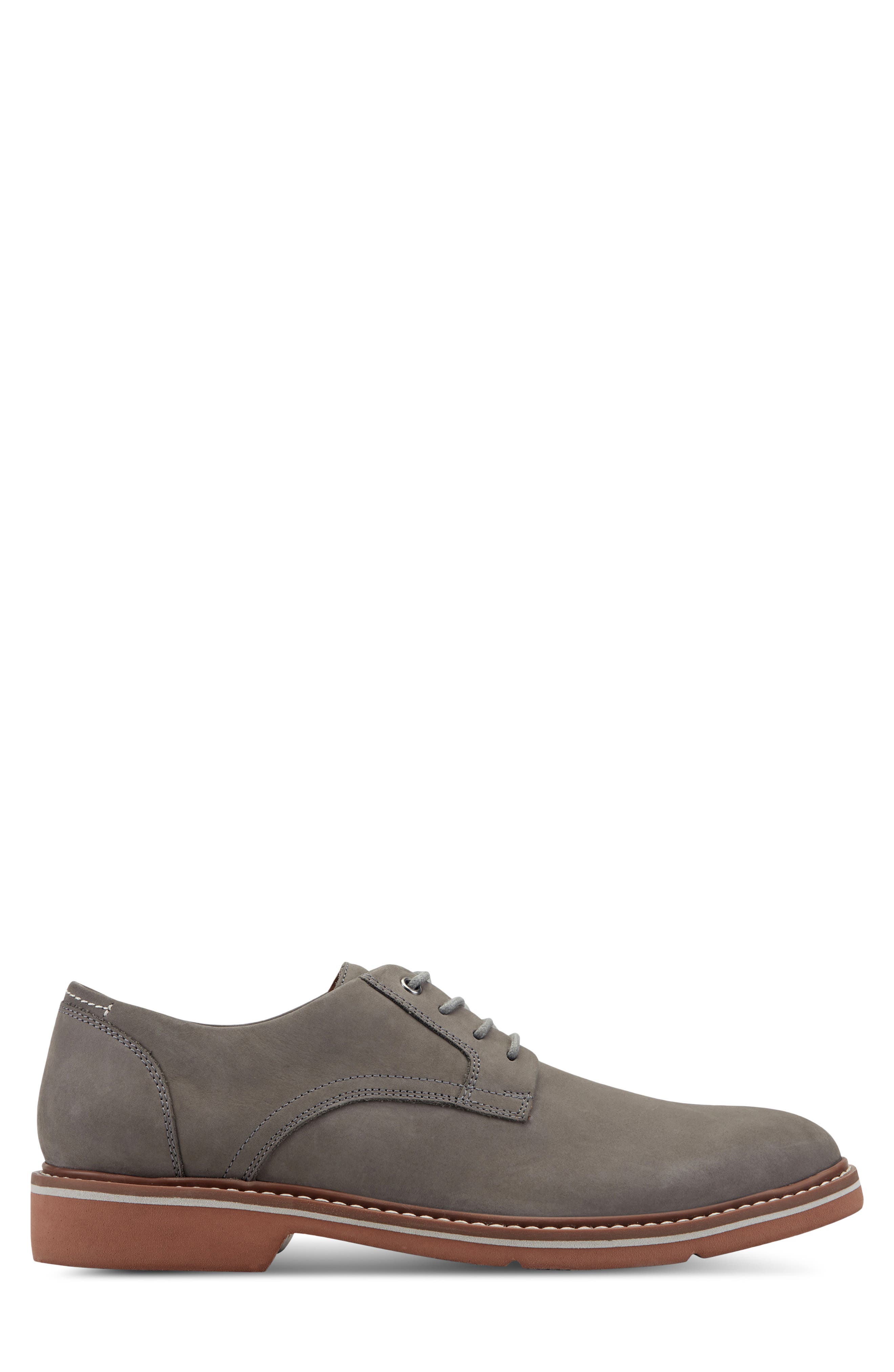 Rockport Foley Plain Toe Derby, Alternate, color, Medium Gray