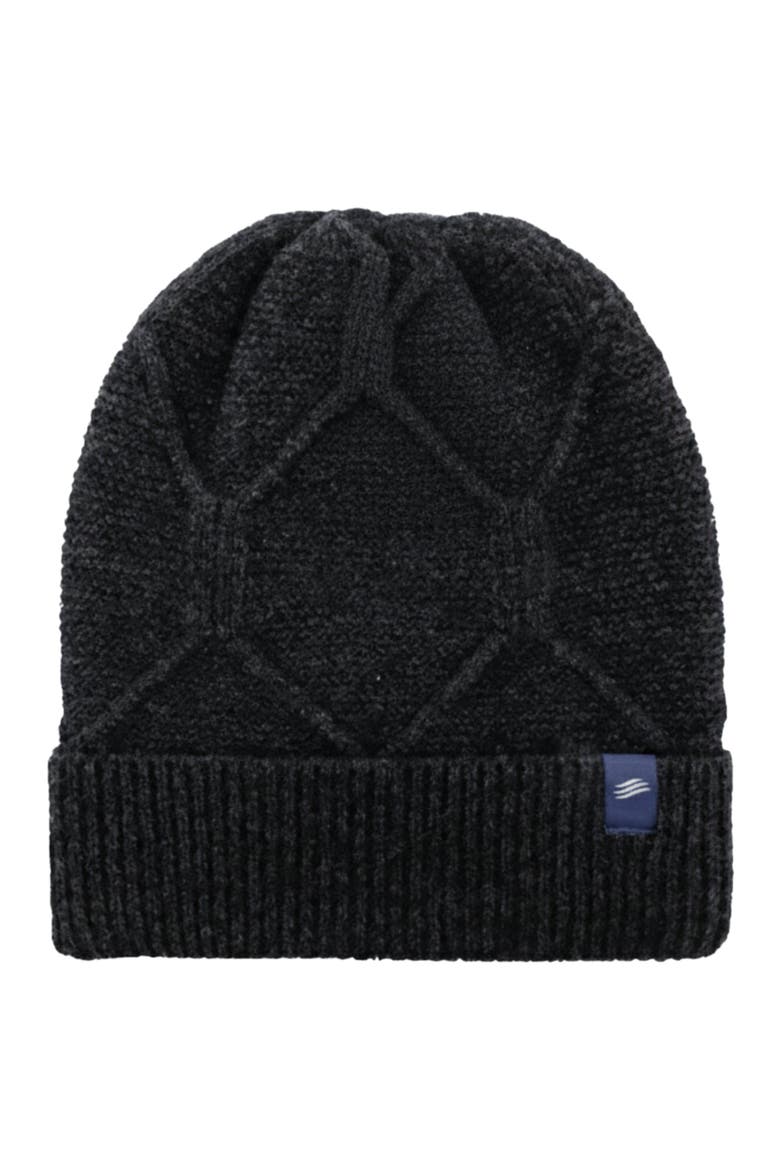 The Softest Ultra cozy Yak Yarn with Diamond Cable Knit Beanie, Main, color, Light Heather Grey