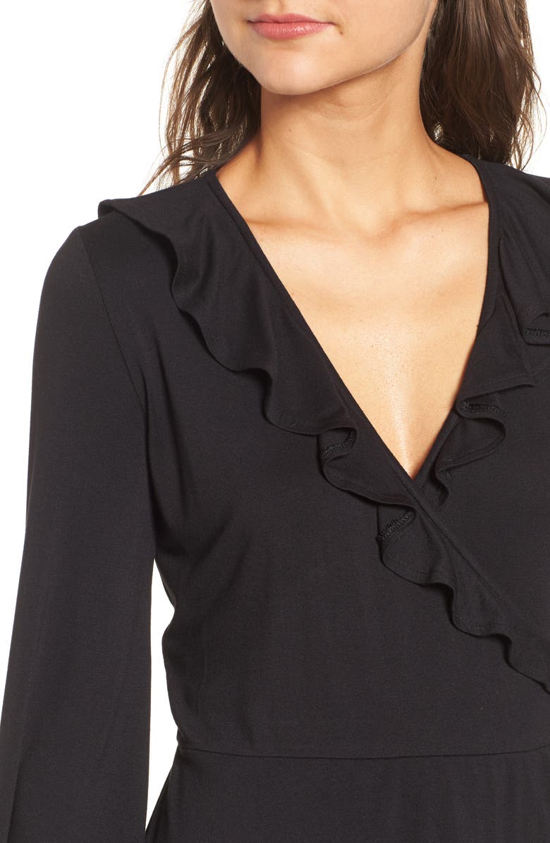 Leith Ruffle Wrap Top, Alternate, color, 
