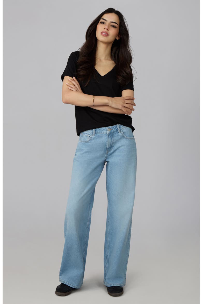 Colette High Rise Wide Leg Jeans, Alternate, color, WHIMSY BLUE