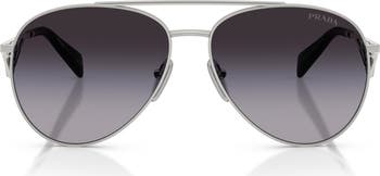 58mm Pilot Sunglasses