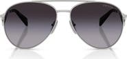 Prada 58mm Pilot Sunglasses