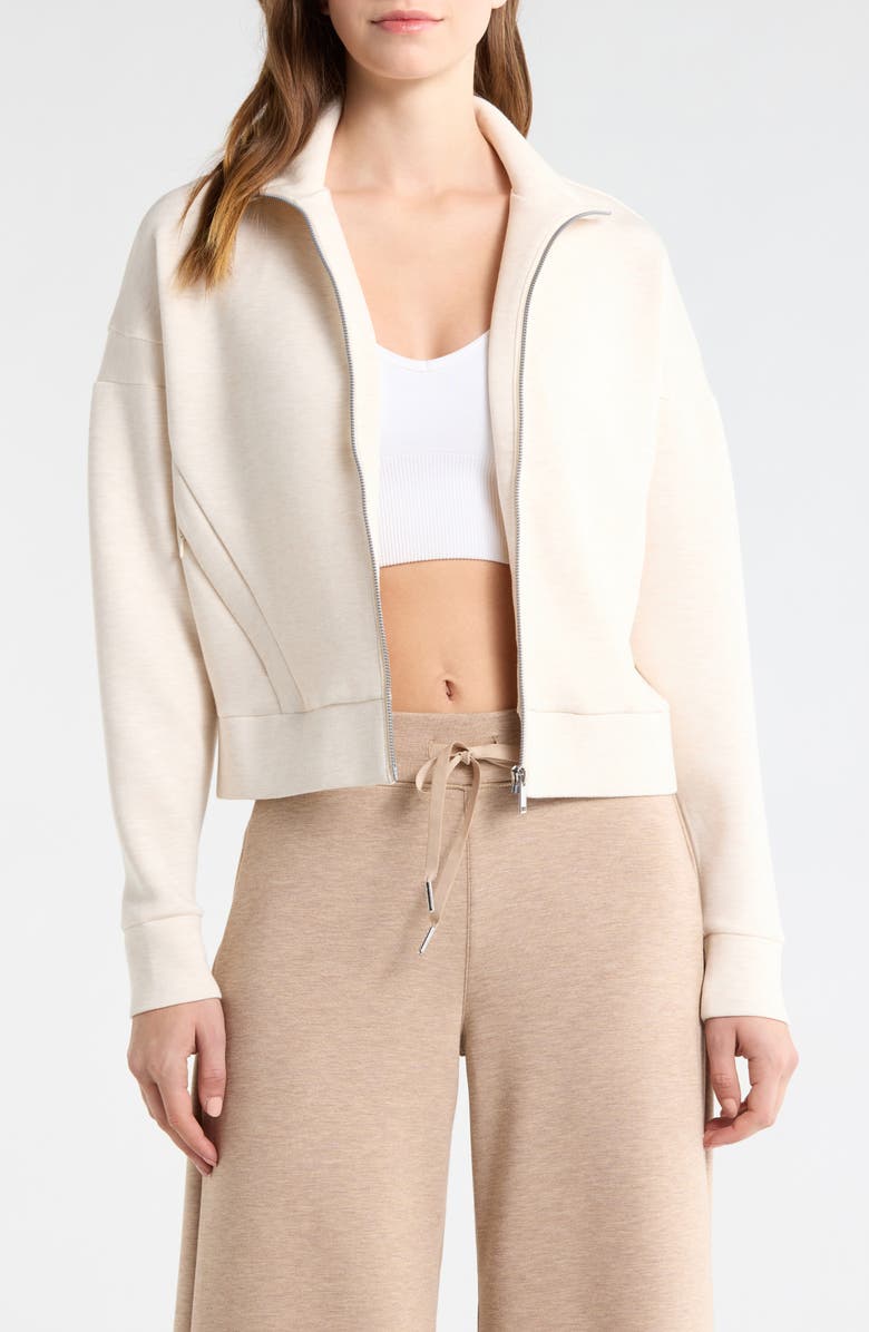 SPANX<sup>®</sup> AirEssentials Track Jacket, Main, color, Oatmeal Heather