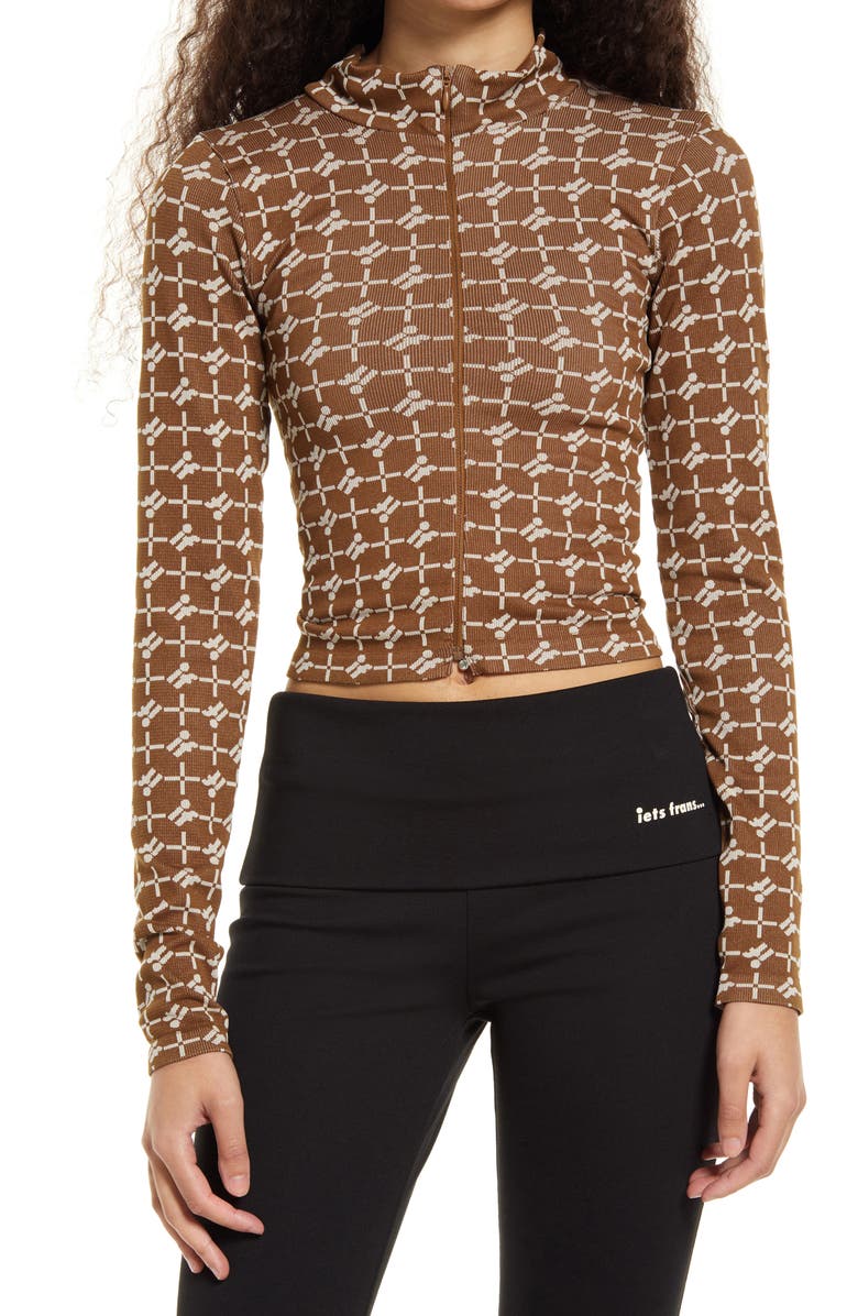 Iets Frans Monogram Zip Jacket, Main, color,