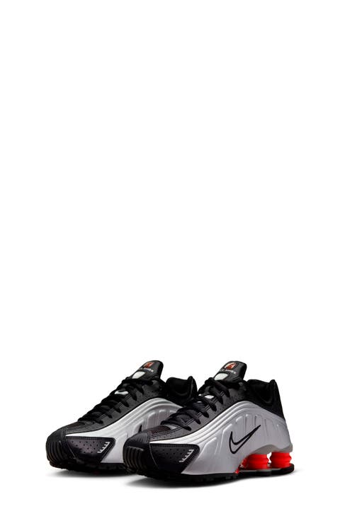 Shox R4 Sneaker (Big Kid)