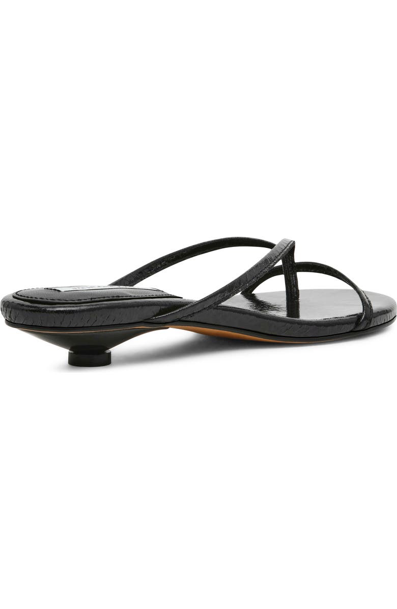 Steve Madden Terry Kitten Heel Flip Flop, Alternate, color, Black Snake