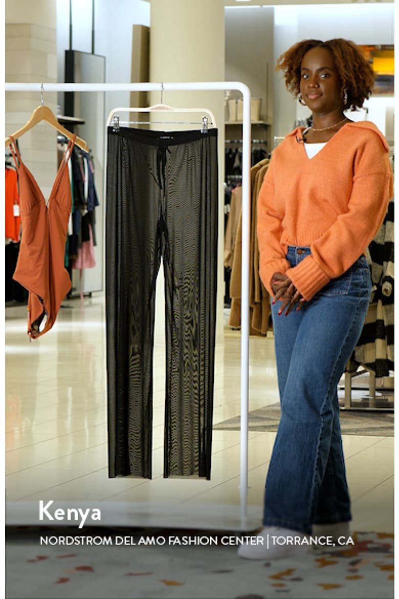 Mesh Wide Leg Pant video