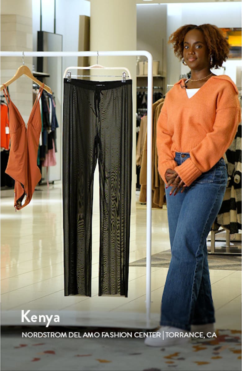 Mesh Wide Leg Pant, sales video thumbnail