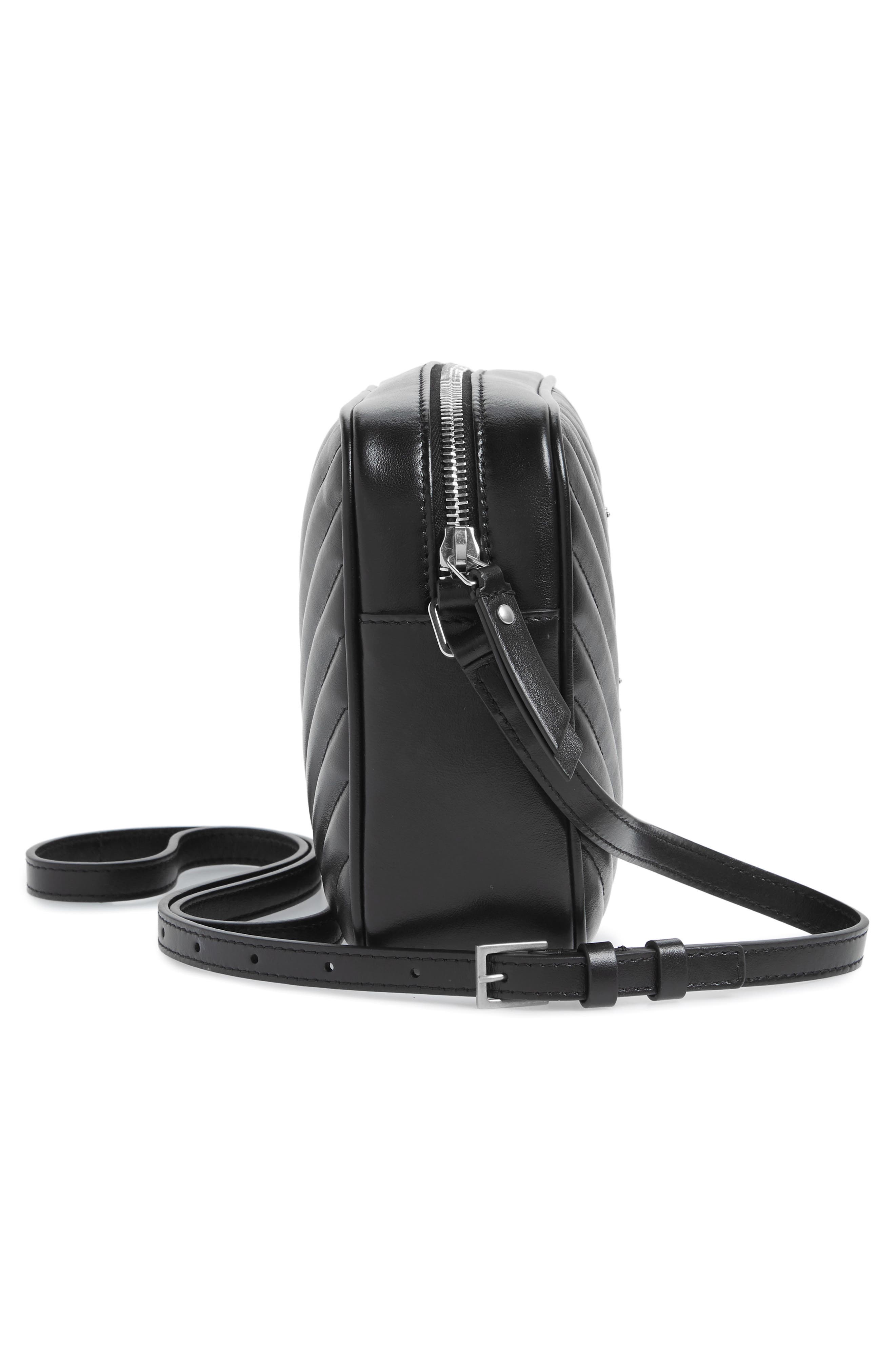 Saint Laurent Medium Lou Calfskin Leather Camera Bag, Alternate, color, 