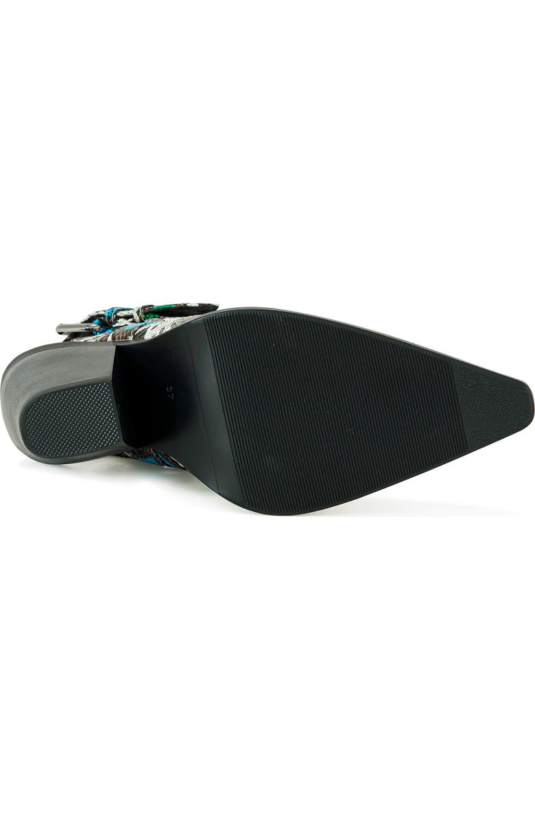 AZALEA WANG Wade Cutout Pointed Toe Slingback Bootie, Alternate, color,