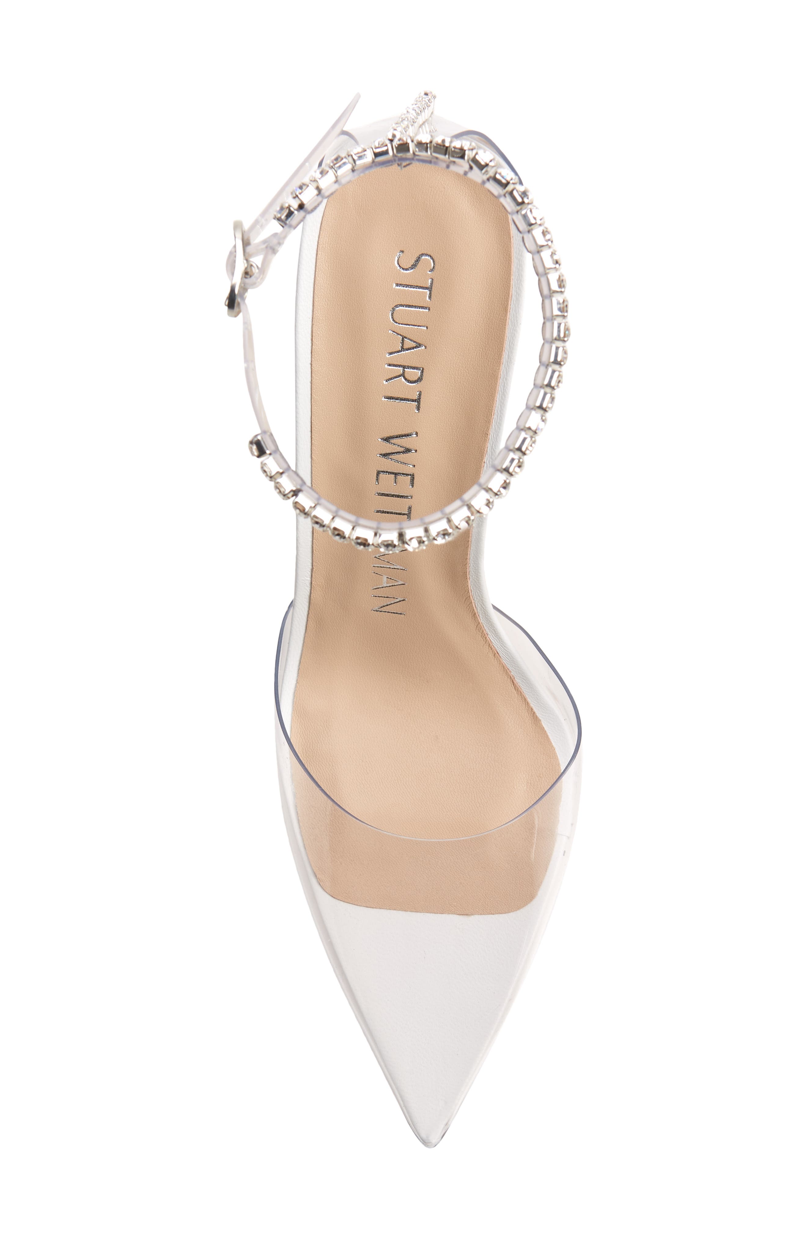 Stuart Weitzman Glam 100 Strap Pump, Alternate, color, 
