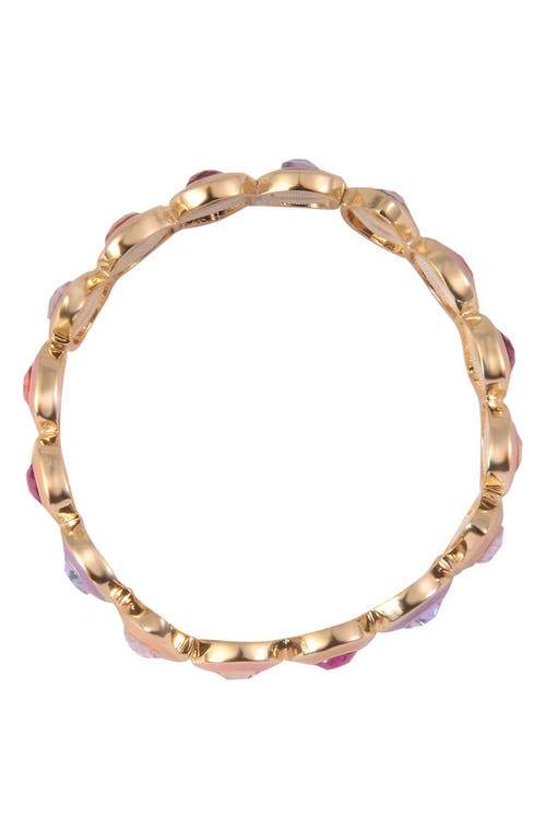 Laundry By Shelli Segal Multicolor Crystal & Enamel Stretch Bracelet