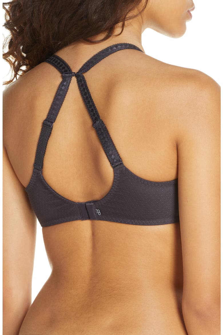 Promesse 3D Underwire Plunge Bra, Alternate, color, ANTHRACITE
