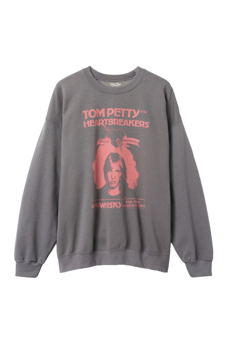 Tom Petty & the Heartbreakers Graphic Sweatshirt, Main, color, CHARCOAL