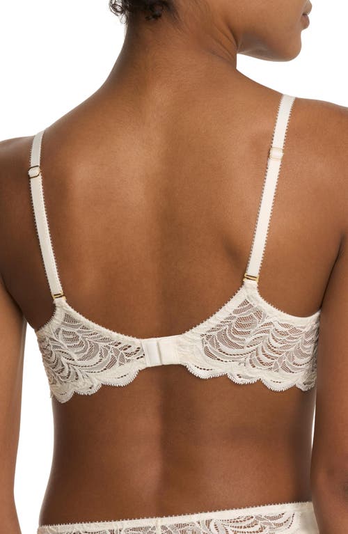 Natori Persuasion Lace Convertible Plunge T-shirt Bra In White